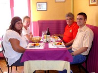 A table ...